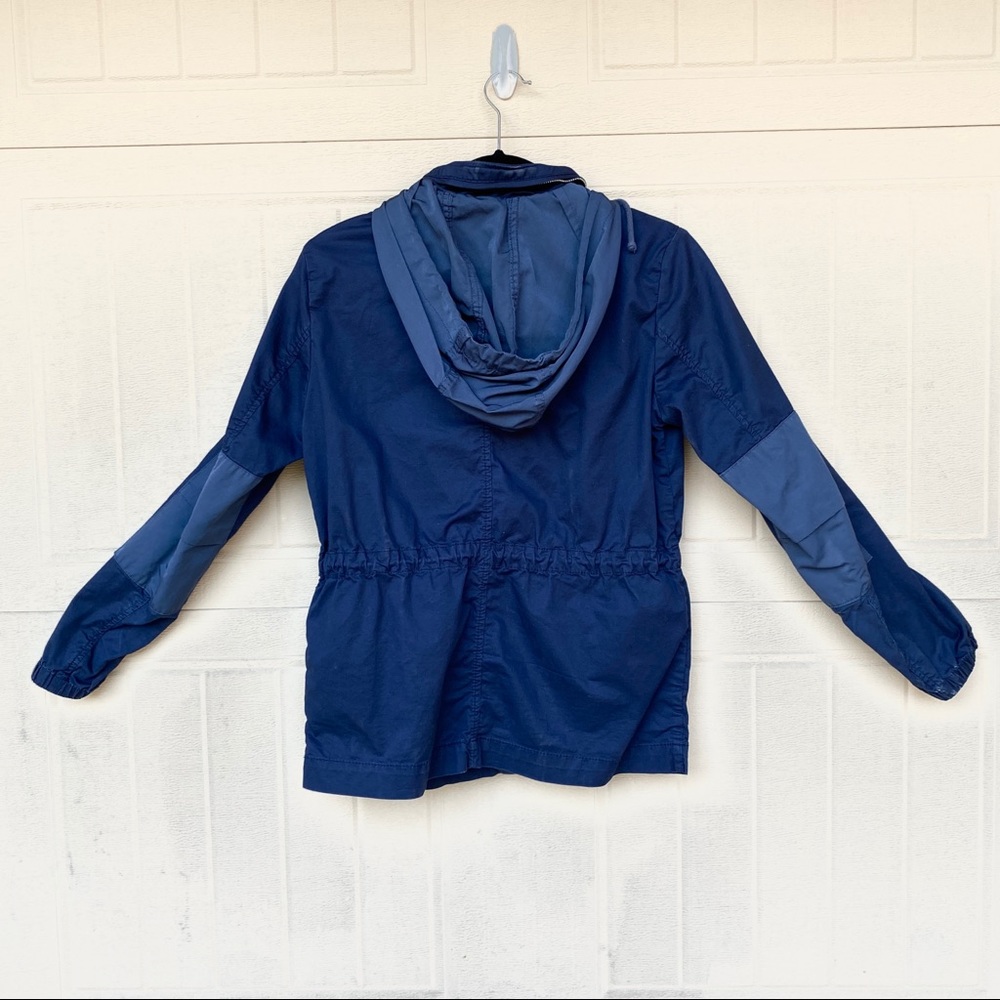 Navy Windbreaker Style Jacket - Picture 3 of 5